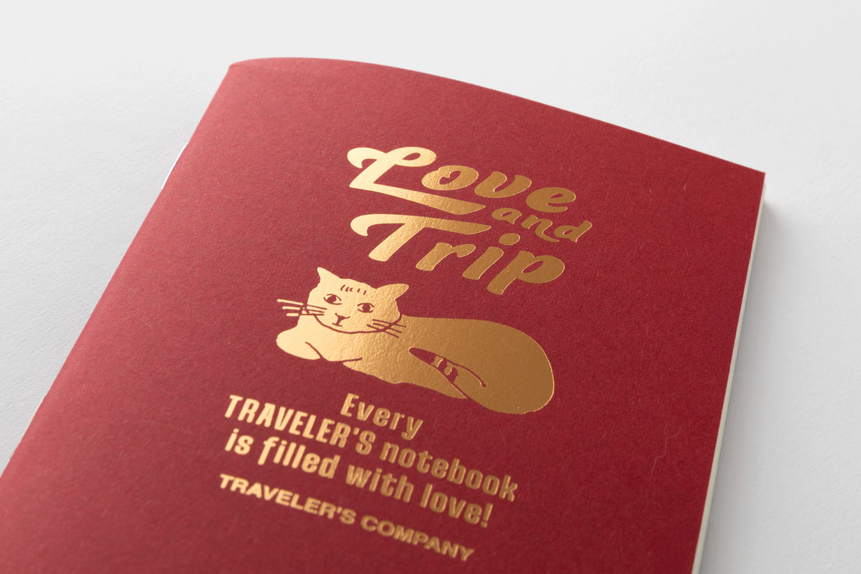 Traveler's Love and Trip Notebook Refill - Passport Size - Red (Special Edition)