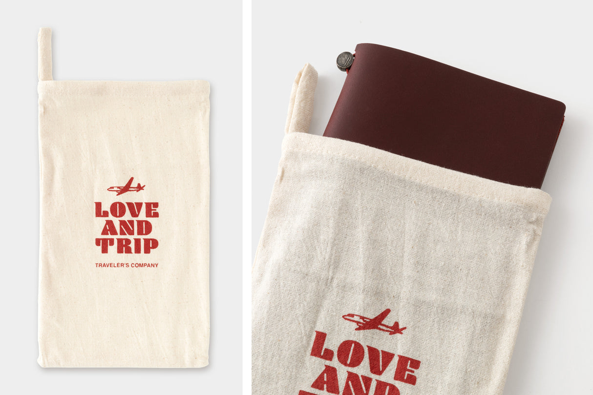 Traveler's Love and Trip Notebook - Regular Size - Red (Special Edition)