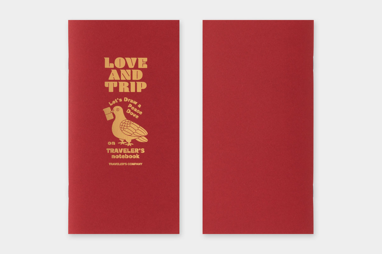 Traveler's Love and Trip Notebook Refill - Regular Size - Red (Special Edition)