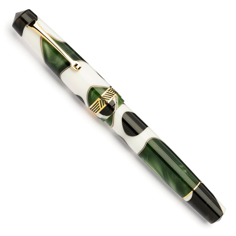 Leonardo Momento Magico Fountain Pen - Foglio w/ Gold Trim