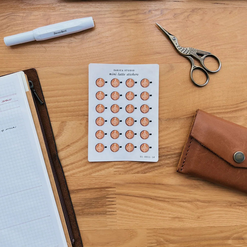 Sarica Studio Mini Latte Stickers