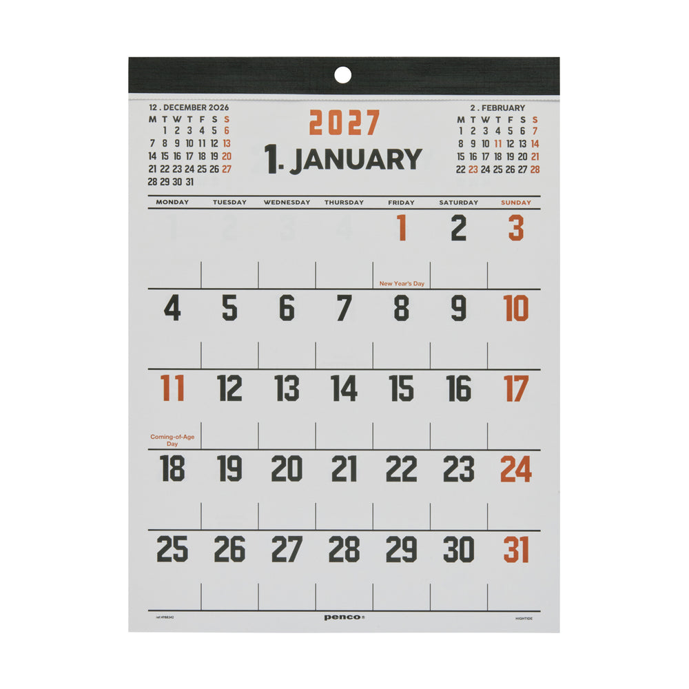 Penco 2027 Calendar