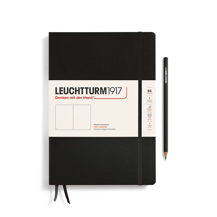 Leuchtturm B5 Composition Hardcover Notebook - Plain