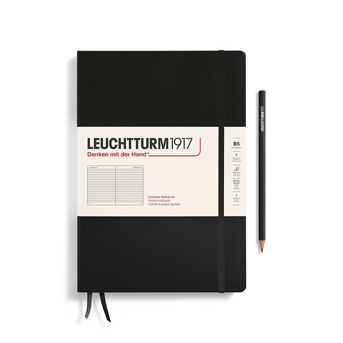 Leuchtturm B5 Composition Hardcover Notebook - Ruled