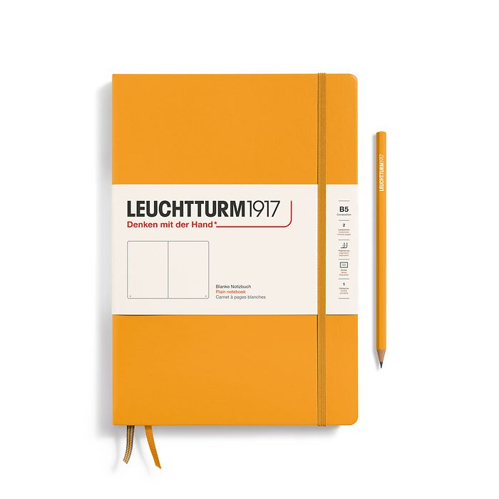 Leuchtturm B5 Composition Hardcover Notebook - Plain