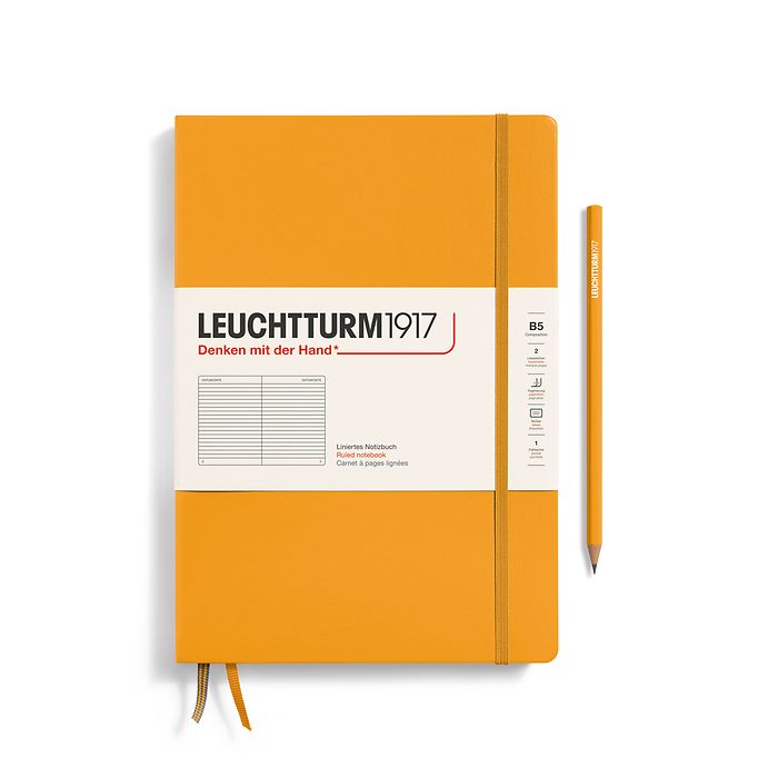 Leuchtturm B5 Composition Hardcover Notebook - Ruled