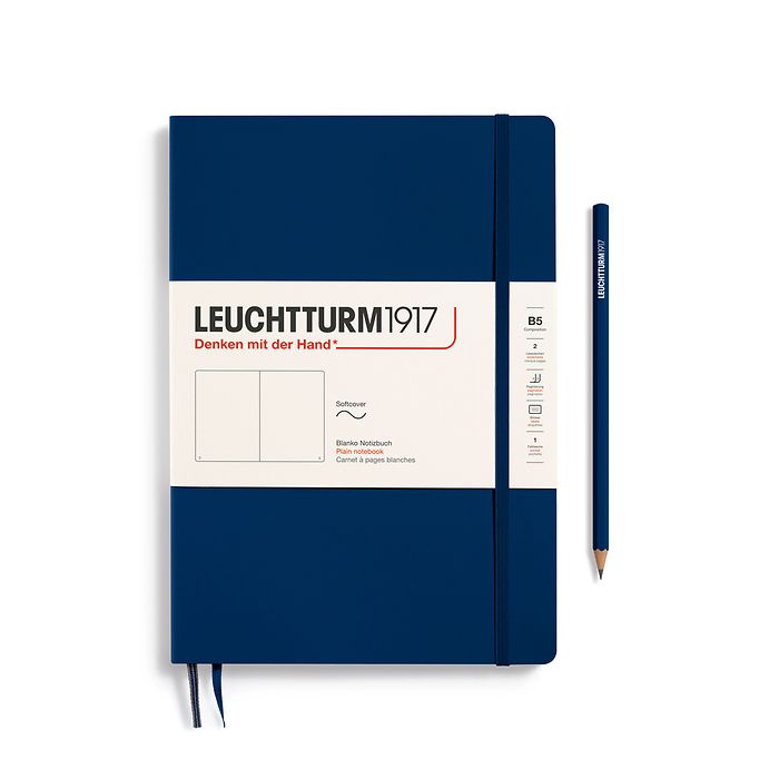 Leuchtturm B5 Softcover Notebook - Plain
