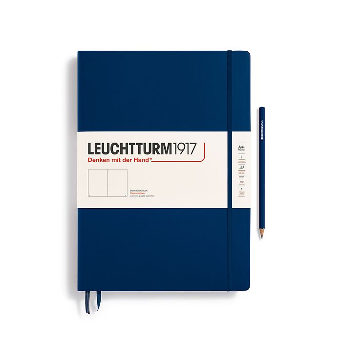 Leuchtturm A4+ Master Classic Hardcover Notebook - Plain