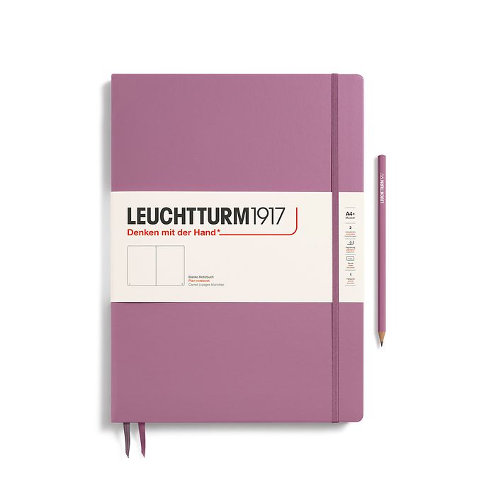 Leuchtturm A4+ Master Slim Hardcover Notebook - Plain