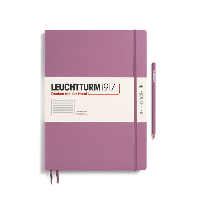 Leuchtturm A4+ Master Slim Hardcover Notebook - Ruled