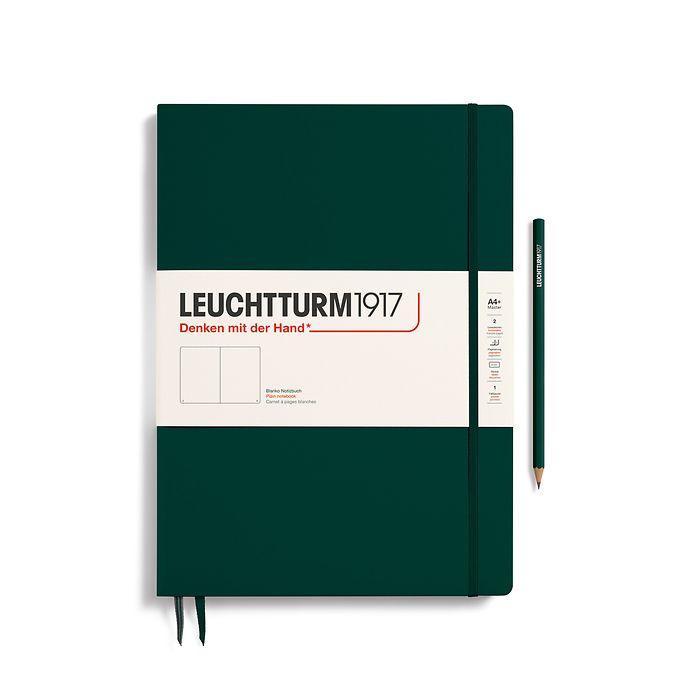 Leuchtturm A4+ Master Slim Hardcover Notebook - Plain