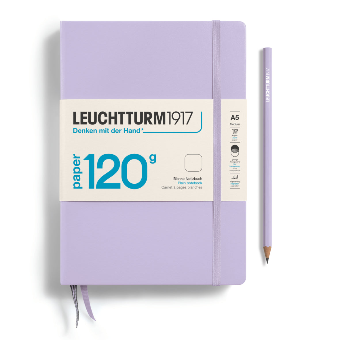Leuchtturm A5 120g Hardcover Notebook - Plain