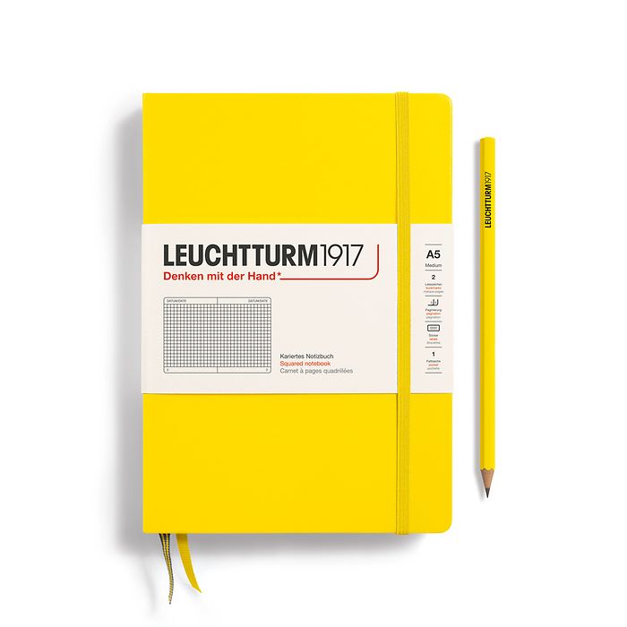 Leuchtturm A5 Hardcover Notebook - Squared