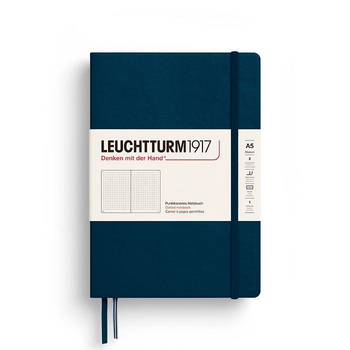 Leuchtturm A5 Hardcover Notebook - Dot Grid