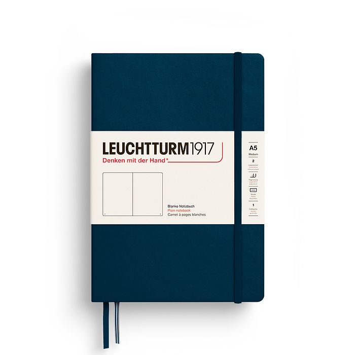 Leuchtturm A5 Hardcover Notebook - Plain