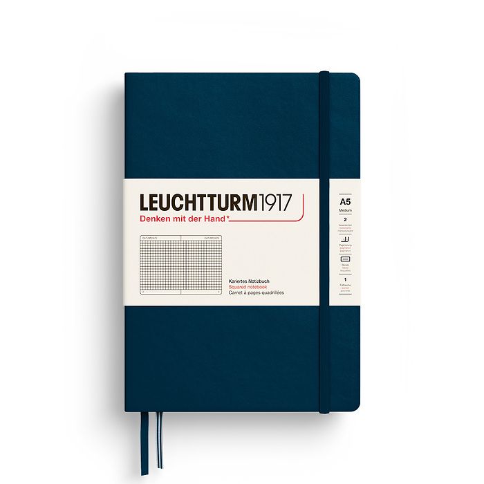 Leuchtturm A5 Hardcover Notebook - Squared
