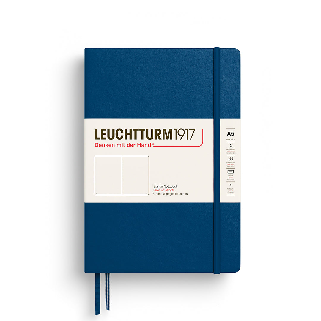Leuchtturm A5 Hardcover Notebook - Plain