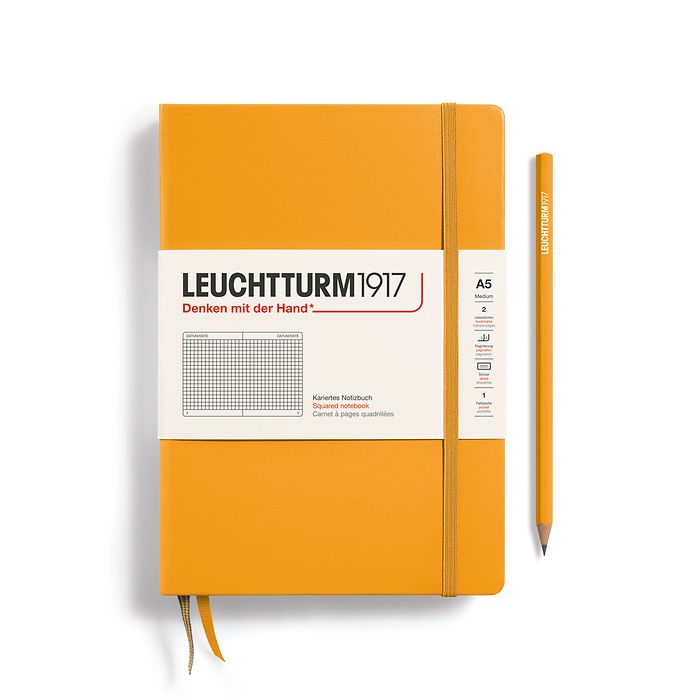 Leuchtturm A5 Hardcover Notebook - Squared