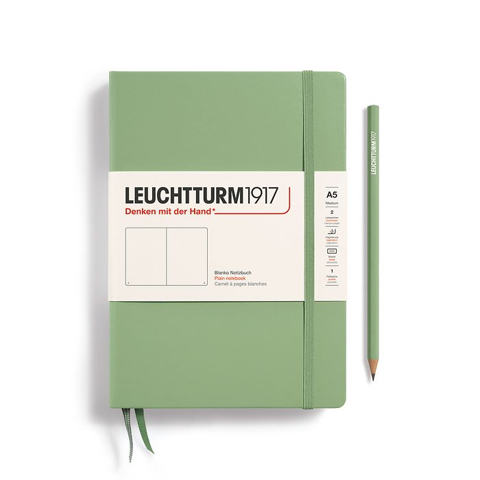 Leuchtturm A5 Hardcover Notebook - Plain