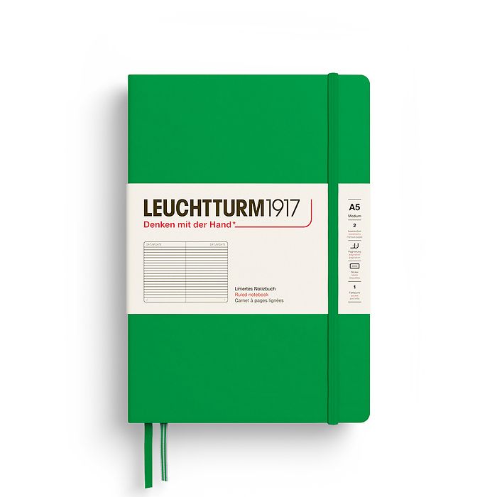 Leuchtturm A5 Hardcover Notebook - Ruled