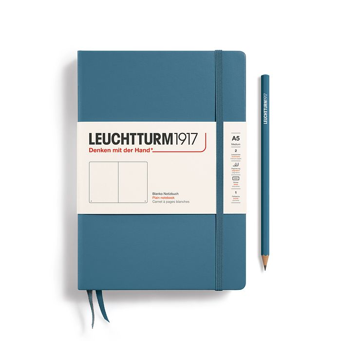 Leuchtturm A5 Hardcover Notebook - Plain