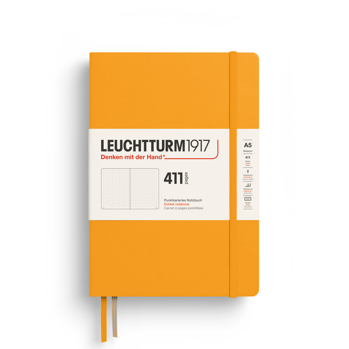 Leuchtturm A5 Hardcover Notebook - 411 Pages - Dotted