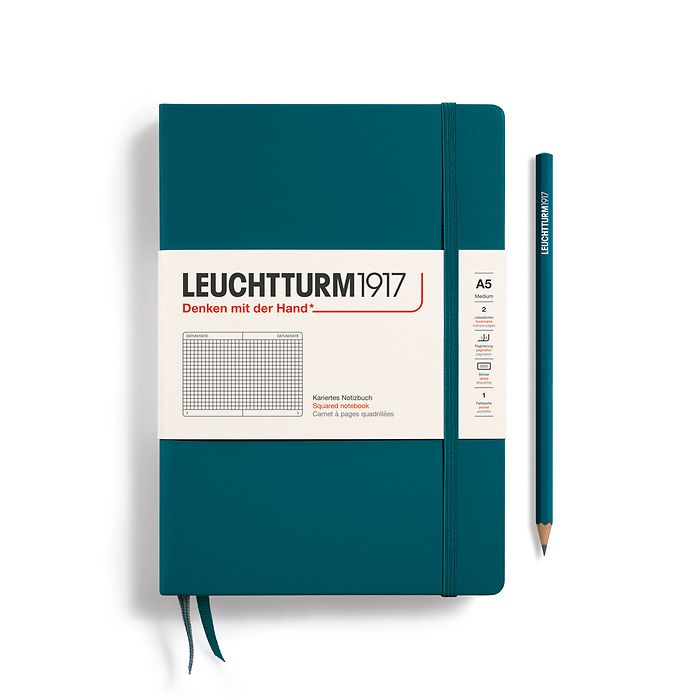Leuchtturm A5 Hardcover Notebook - Squared