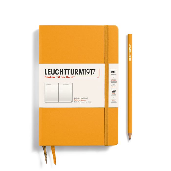 Leuchtturm B6+ Hardcover Notebook - Ruled