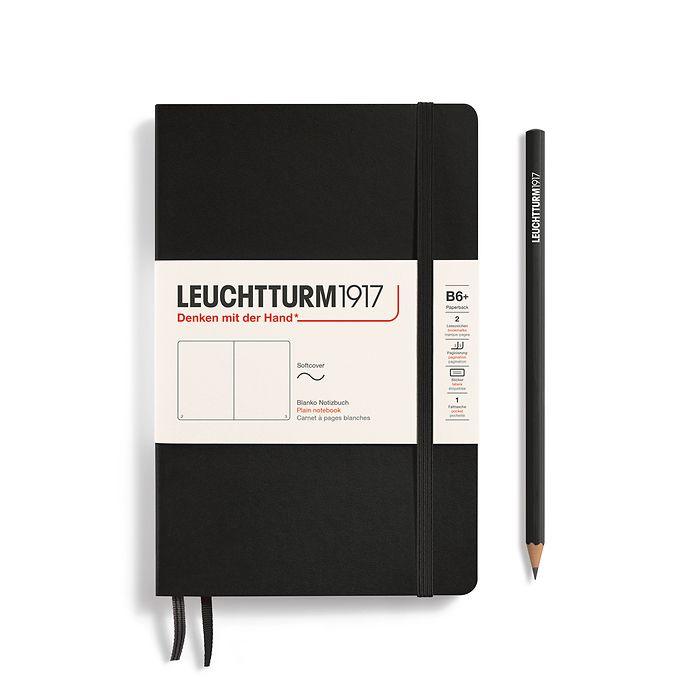 Leuchtturm B6+ Softcover Notebook - Plain
