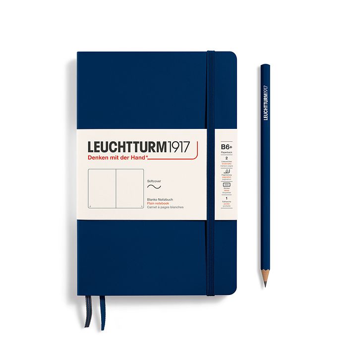 Leuchtturm B6+ Softcover Notebook - Plain