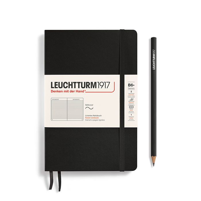 Leuchtturm B6+ Softcover Notebook - Ruled