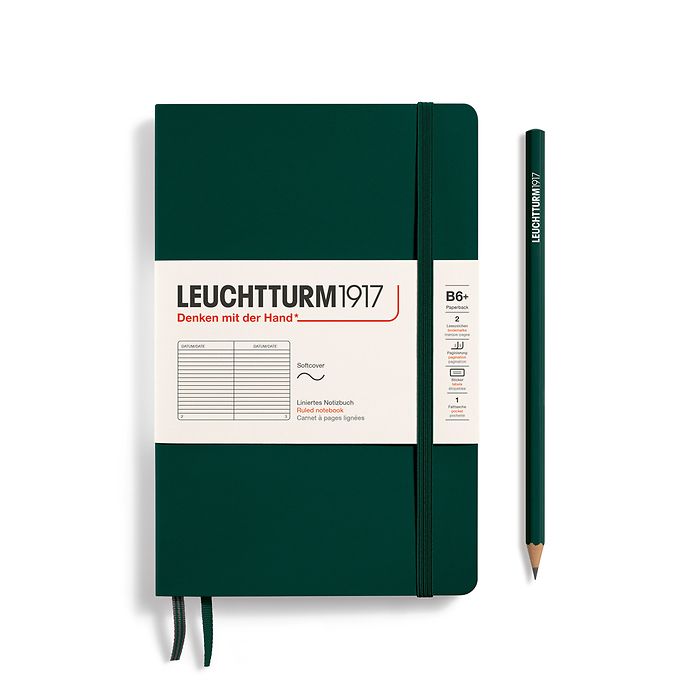 Leuchtturm B6+ Softcover Notebook - Ruled
