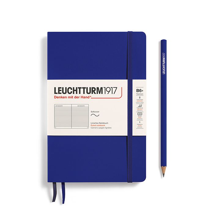 Leuchtturm B6+ Softcover Notebook - Ruled