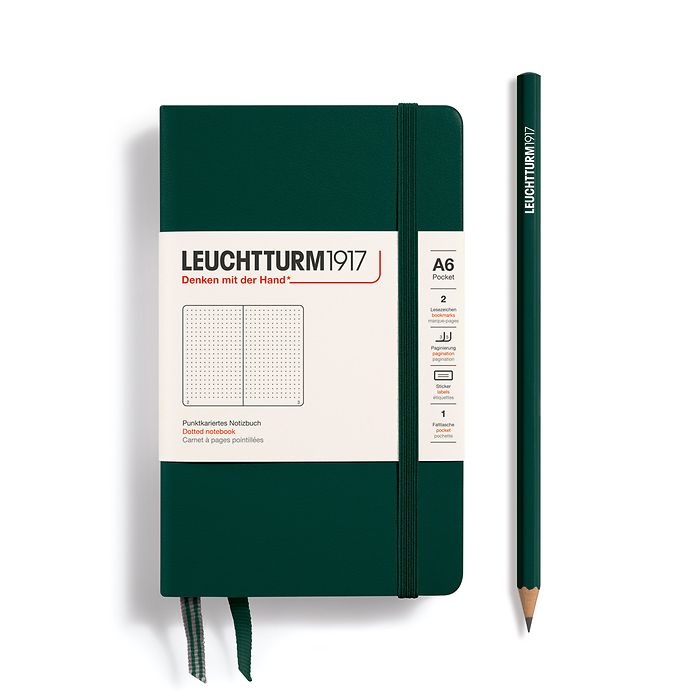 Leuchtturm A6 Hardcover Notebook - Dot Grid