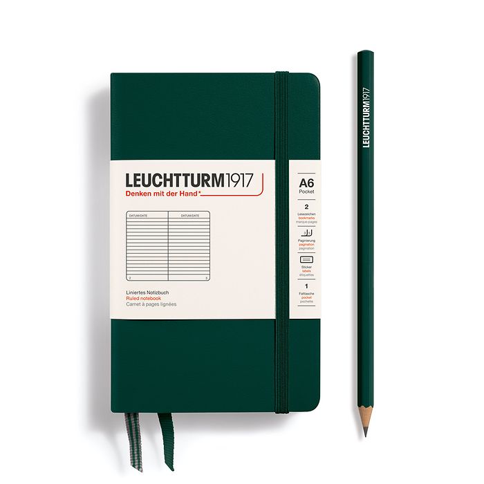 Leuchtturm A6 Hardcover Notebook - Ruled