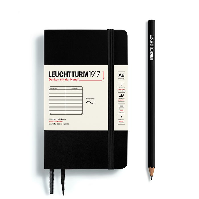 Leuchtturm A6 Softcover Notebook - Ruled