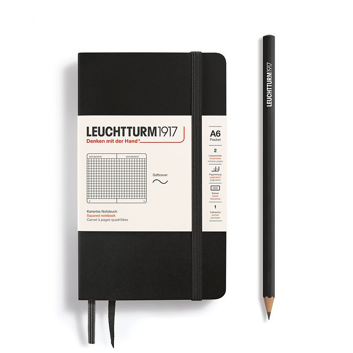 Leuchtturm A6 Softcover Notebook - Squared