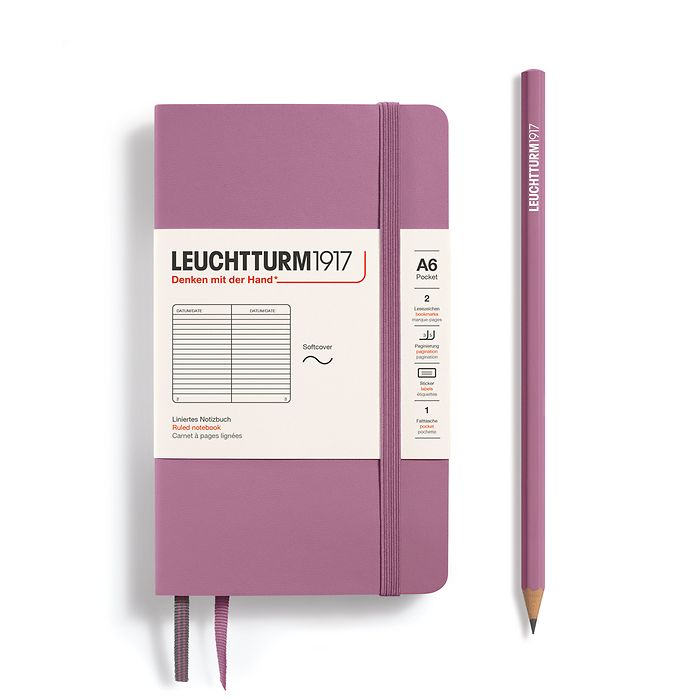 Leuchtturm A6 Softcover Notebook - Ruled