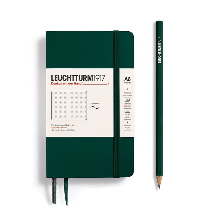 Leuchtturm A6 Softcover Notebook - Dot Grid