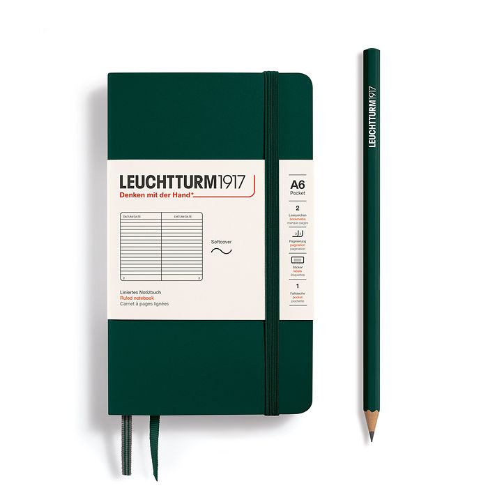 Leuchtturm A6 Softcover Notebook - Ruled