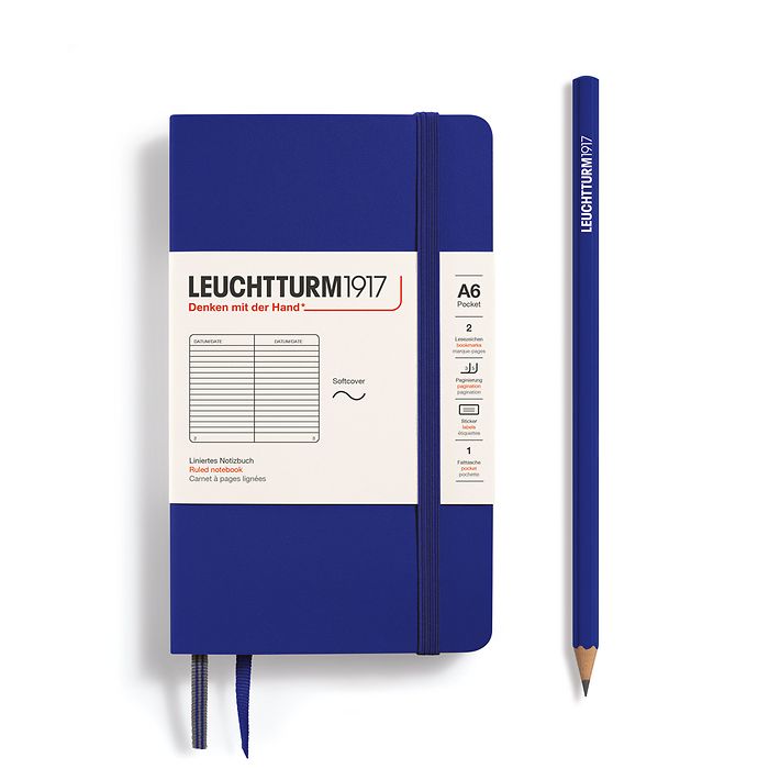 Leuchtturm A6 Softcover Notebook - Ruled