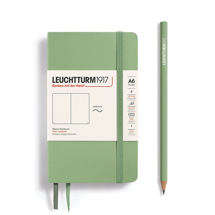 Leuchtturm A6 Softcover Notebook - Plain