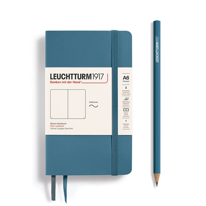 Leuchtturm A6 Softcover Notebook - Plain
