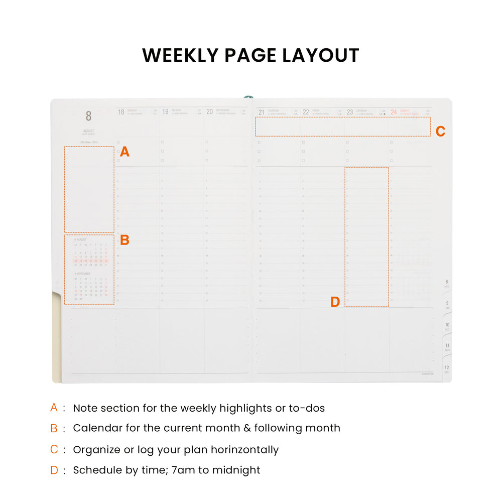 Hightide 2027 Planner Refills