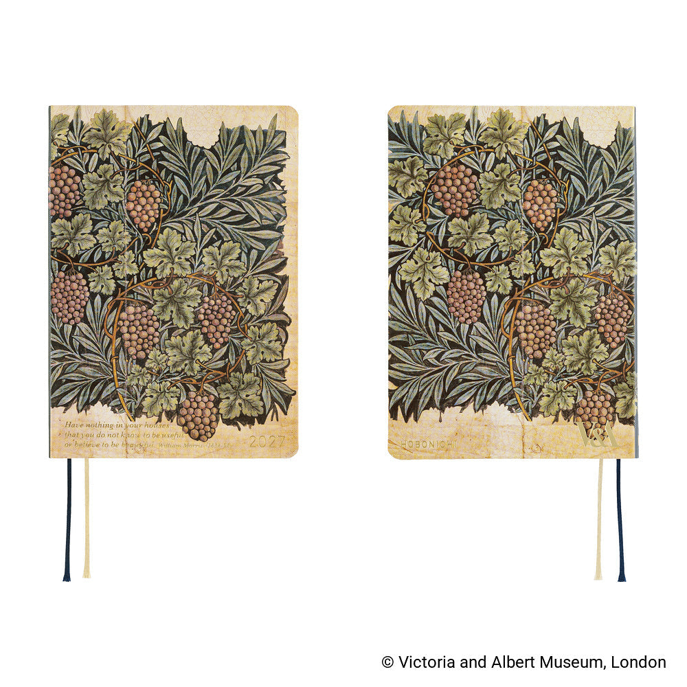 Hobonichi A6 Hon - V&A Series: Vine