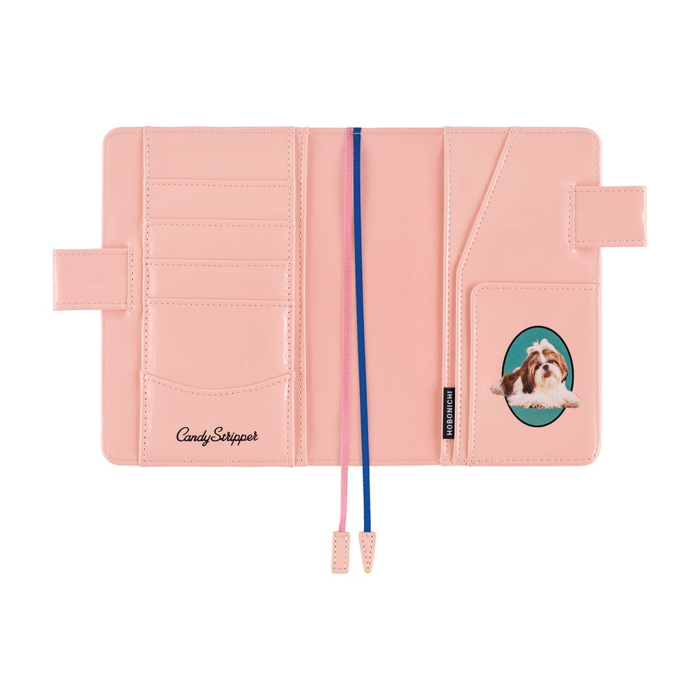Hobonichi Techo A6 Original Planner Set - Candy Stripper: Random Dog & Cat (Pink)