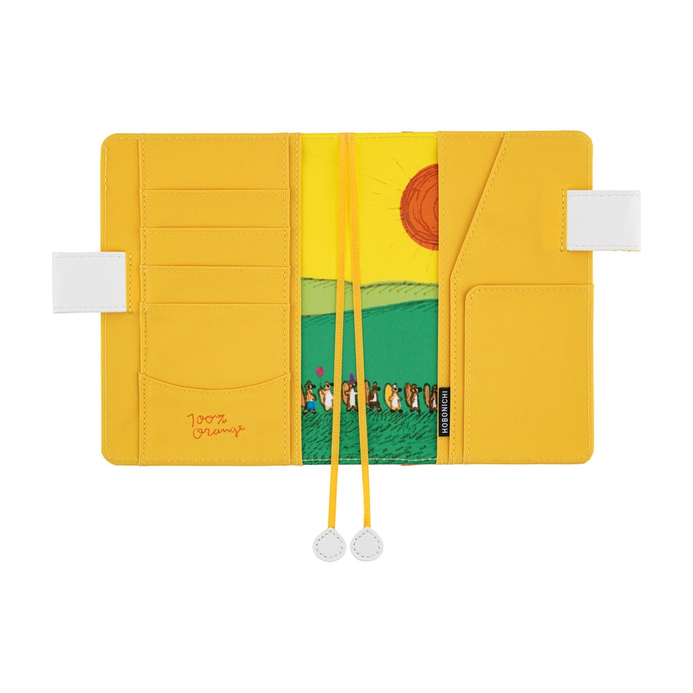 Hobonichi Techo A6 Original Planner Set - 100%ORANGE: Squirrel Squadron