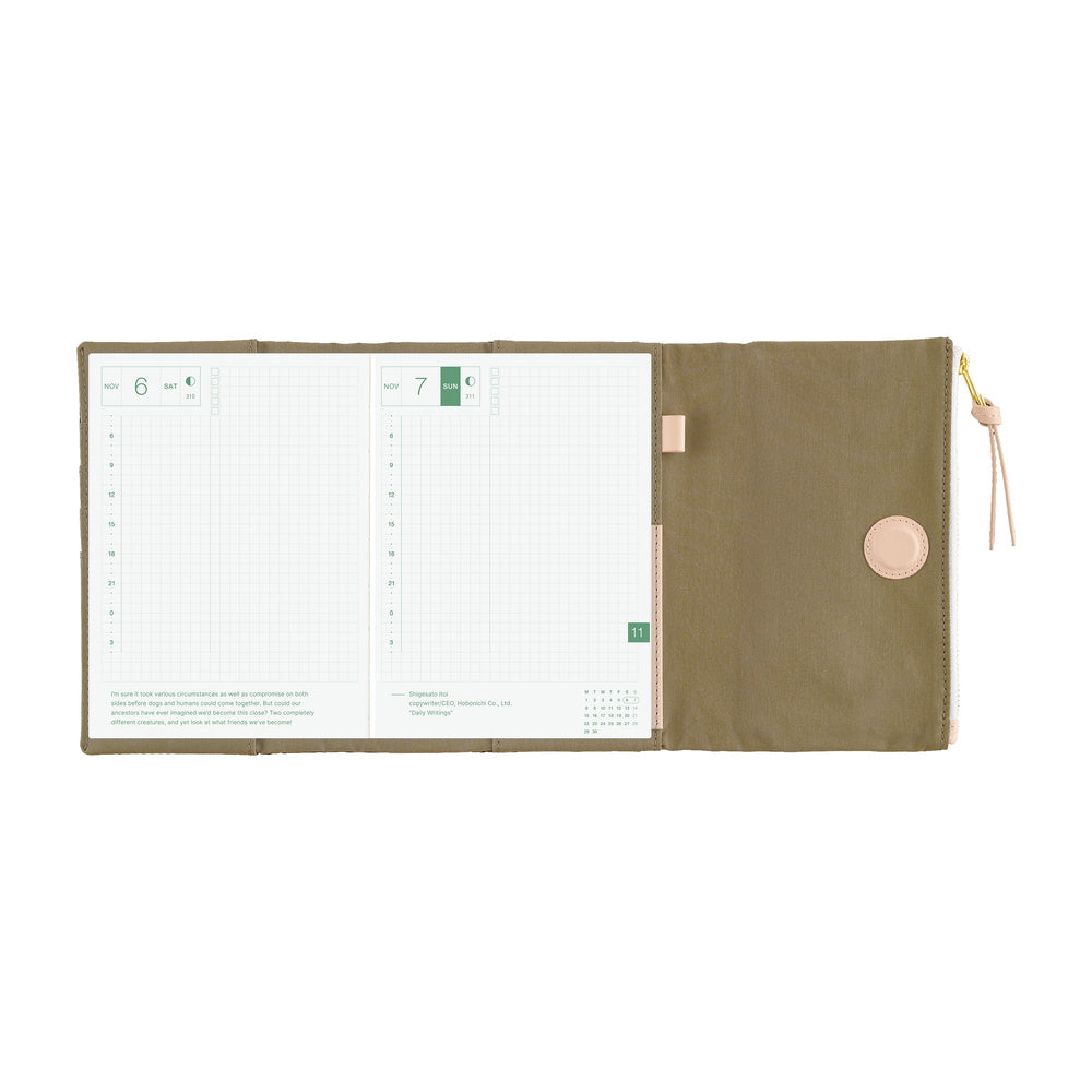 Hobonichi Techo A6 Original Planner Cover - Tragen: Bitter Plaid
