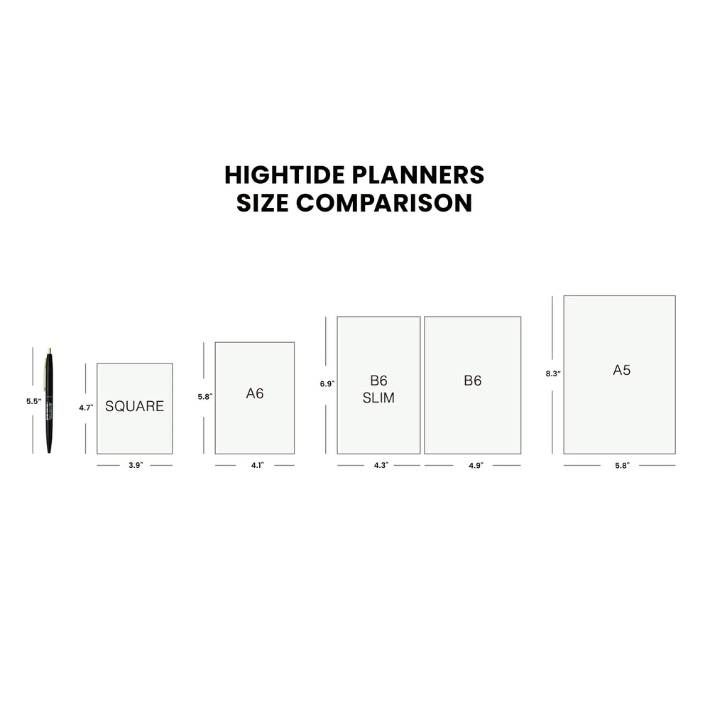 Hightide 2027 Weekly Diary Diary A6 Block