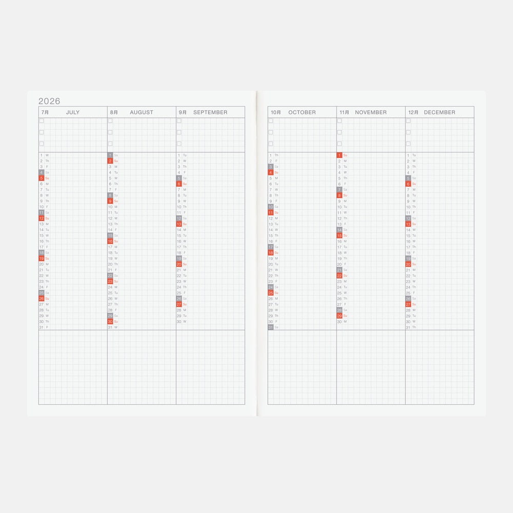 Hobonichi Techo A5 English Cousin Book